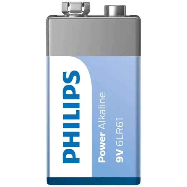 Bateria de 9V Alcalina Philips - Imagem 2