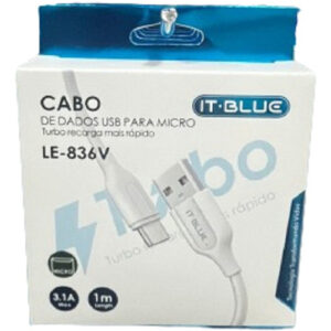 Cabo de Dados Usb V8 3.1A It-Blue