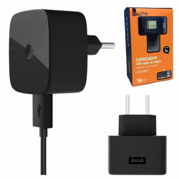 Carregador Basike 18W V8 - Imagem 4