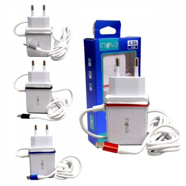 Carregador Inova 4.8A 2USB V8 - Imagem 4