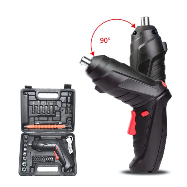 Parafusadeira Elétrica Dobravel de 47 peças 4.2V - Imagem 5