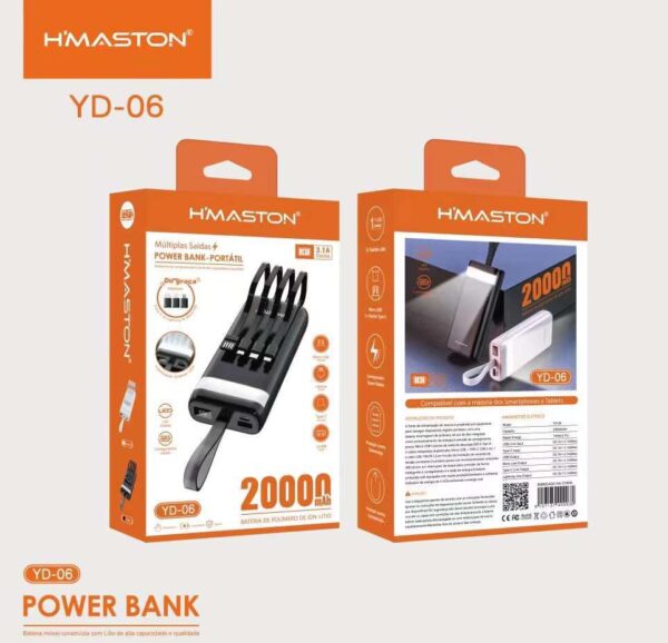 Power Bank Portatil 20000mah  H'Maston