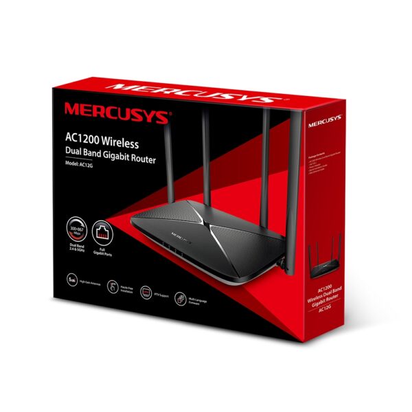 Roteador AC1200 Wireless Gigabit Dual Band Mercusys - Imagem 2