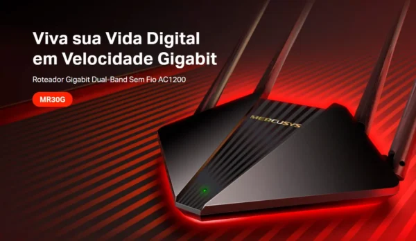 Roteador AC1200 Wireless Gigabit Dual Band Mercusys - Imagem 4