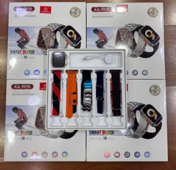 Smart Watch Kapbom 10 Pulseiras 49mm - Imagem 5