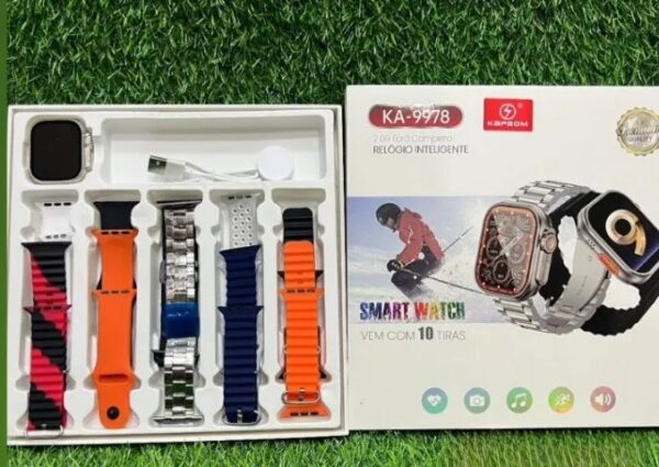 Smart Watch Kapbom 10 Pulseiras 49mm - Imagem 6