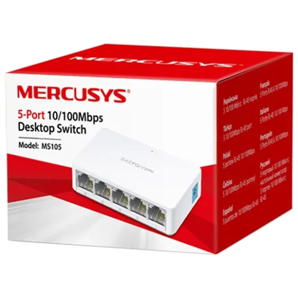 Desktop Switch Mercusys ms108 10/100 Mbps - Imagem 4
