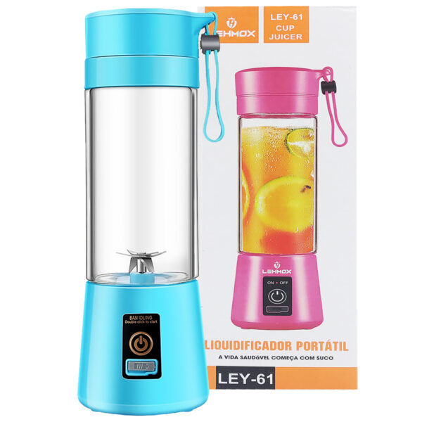Mini Liquidificador Portátil Lehmox