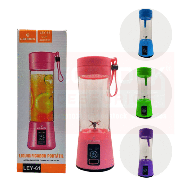 Mini Liquidificador Portátil Lehmox - Imagem 2