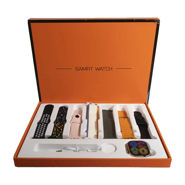 Smartwatch Kapbom w69 49mm com 7 Pulseiras - Imagem 2